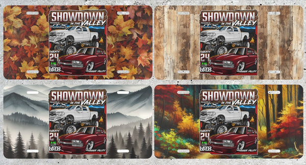 License Plate - Showdown In The Valley '24 (SITV)